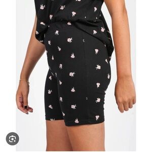 Brunette the label x birds papaya shorts